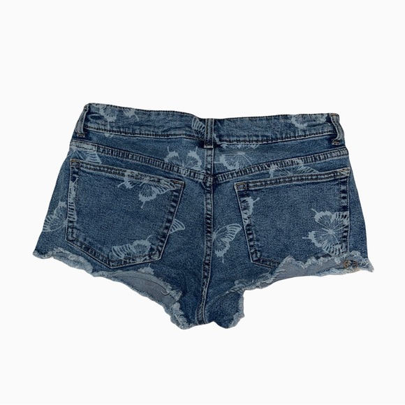 mini denim shorts - Picture 2 of 3